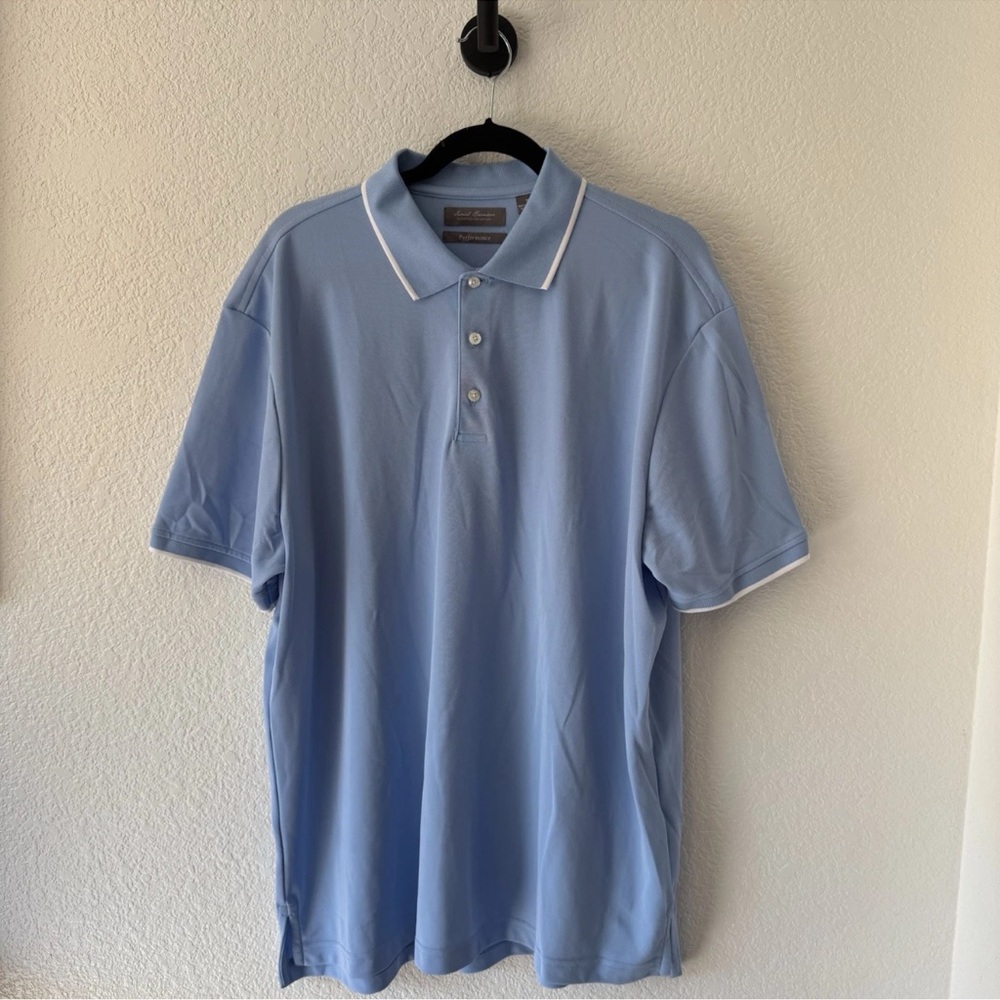 Daniel Cremieux Blue Polo Shirt Classic Design